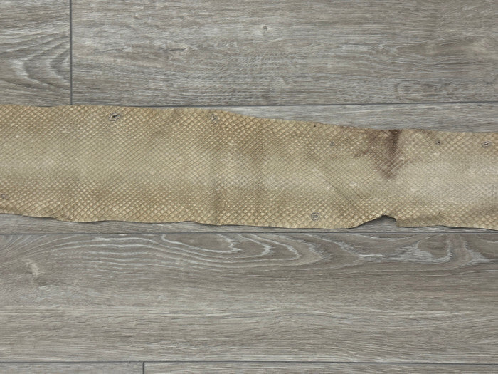 Gold Genuine Anaconda Leather Snake skin hide snake skin python Boa rattle 293