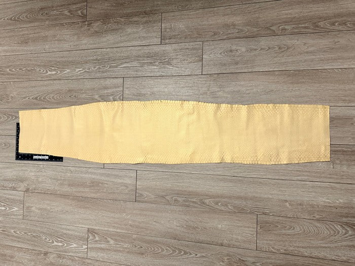Tan Gold Pearl Genuine Anaconda Snake Leather 517 product photo 2