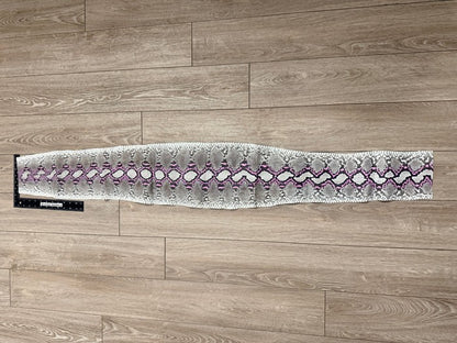 Natural With Pink Highlights Genuine Python Leather 489 product photo 2