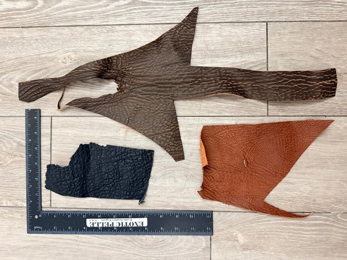 Assorted Genuine Shark Fish Leather Scraps 37 product photo 2