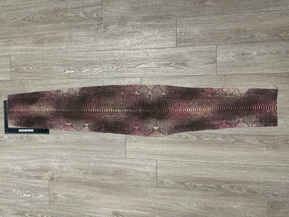 Big Multicolor Python Suede Nubuck Genuine Leather real hide snake skin 308