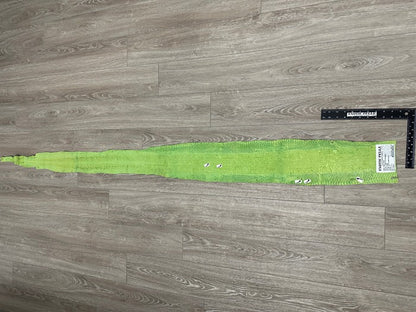 Green Natural Pattern Genuine Anaconda Snake Leather 258 product photo 4