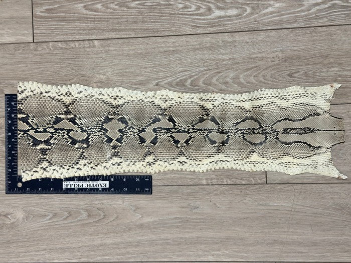 Natural Glossy Genuine Python Leather PYTR505 product photo 2