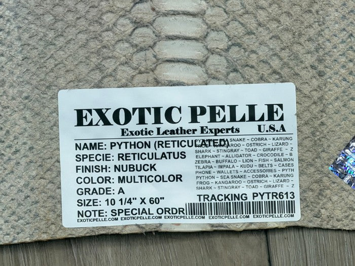 Multicolor Genuine Python Leather 613 product photo 4