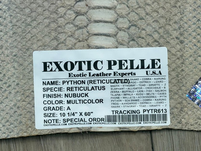 Multicolor Genuine Python Leather 613 product photo 4