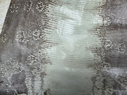 Natural Genuine Ring Lizard Leather Hide Exotic Skin Teju Tegu Iguana real 134