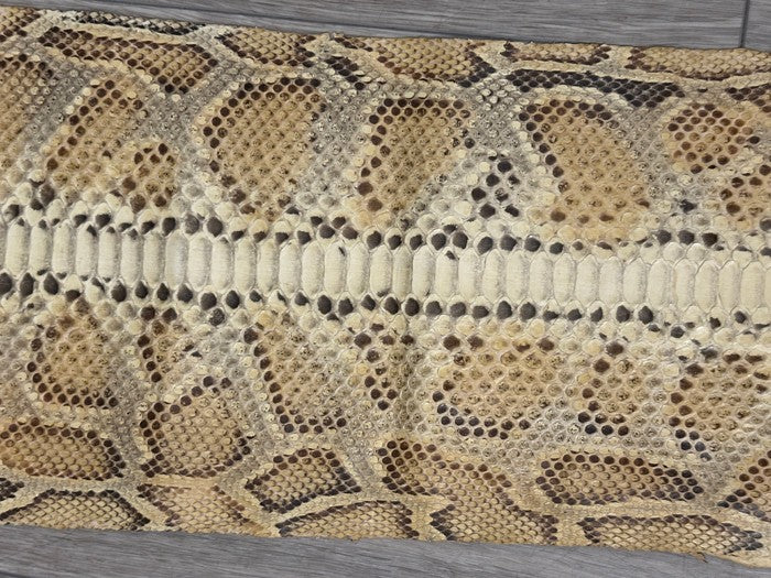 Honey Burmese Python Genuine Snake Leather real hide snake skin Rattle boa 150