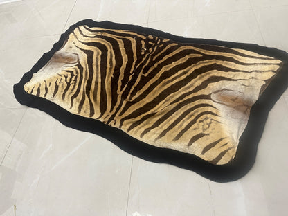 Natural Genuine Zebra Leather mini Rug ZBR18 product photo 3