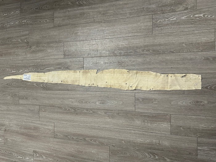 Bone Natural Pattern Genuine Anaconda Leather ANC377 product photo 4