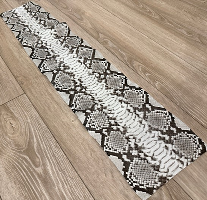 Natural Satin Smooth Genuine Reticulated Python Snake Leather 438 product photo 1