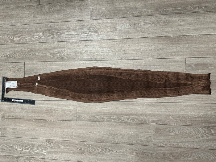 Brown Gold Silver Genuine Python Snakeskin Leather real hide snake skin Rattle 7