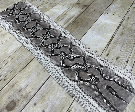 Natural Genuine Python Italian Snakeskin Leather real hide snake skin Rattle 163