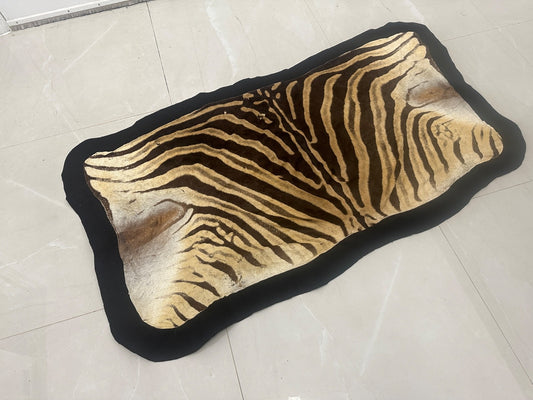 Natural Genuine Zebra Leather mini Rug ZBR18 product photo 1