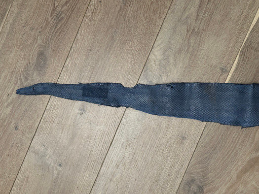 Blue Genuine Anaconda Snakeskin Leather real hide snake skin python boa 134