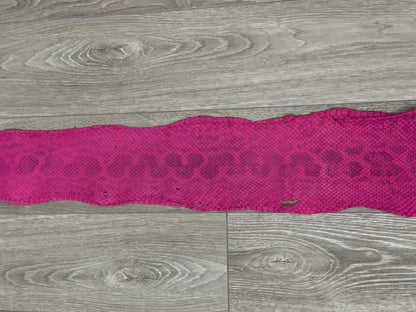 Pink Natural Pattern Genuine Anaconda Snake Leather 264 product photo 5