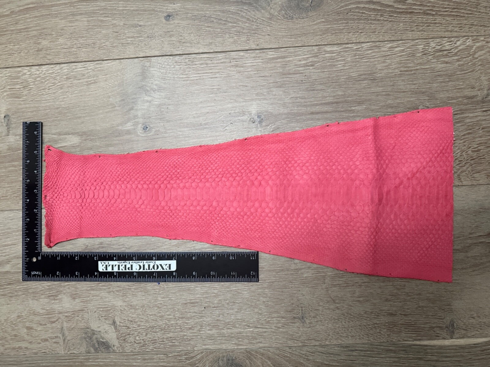 Pink Piece Genuine Python Snakeskin Leather real hide snake skin Ratle Boa 388