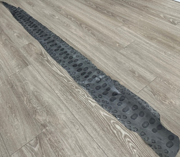 Gray Gray Natural Pattern Glossy Genuine Anaconda Leather ANC289 product photo 1