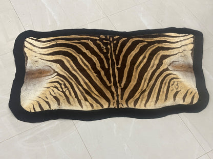 Natural Genuine Zebra Leather mini Rug ZBR18 product photo 5