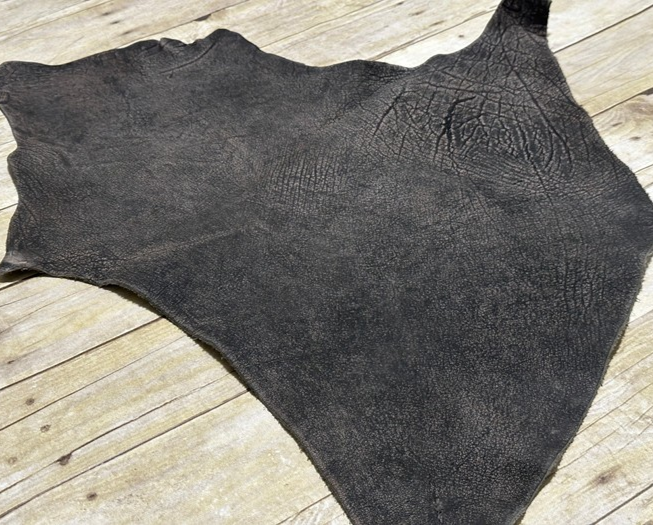 Gray Safari Genuine Cape Buffalo Leather CBF124 product photo 1