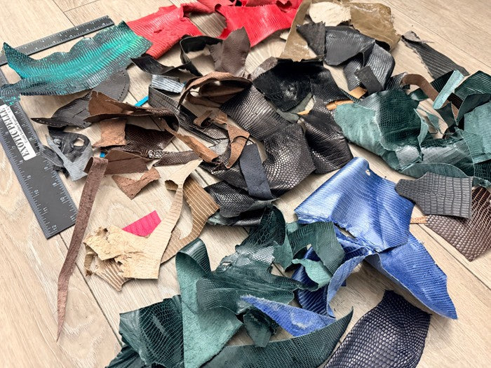 Assorted Genuine Lizard Leather Scraps 109 product photo 3