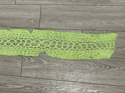 Green nat Genuine Anaconda Snakeskin Leather real hide snake skin python boa 259