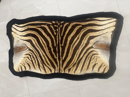 Natural Genuine Zebra Leather mini Rug ZBR18 product photo 8