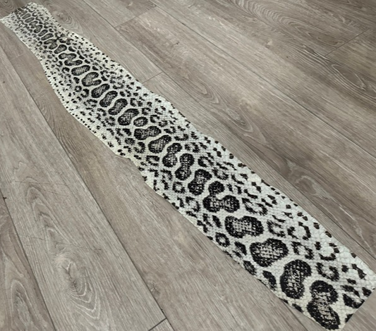 Natural Genuine Anaconda Snake skin Leather hide python real boa rattle 352