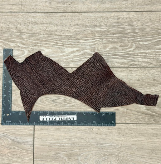 Mahogany Satin Genuine Shark Leather product photo 1