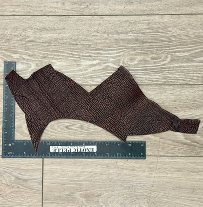 Mahogany Satin Genuine Shark Leather product photo 1