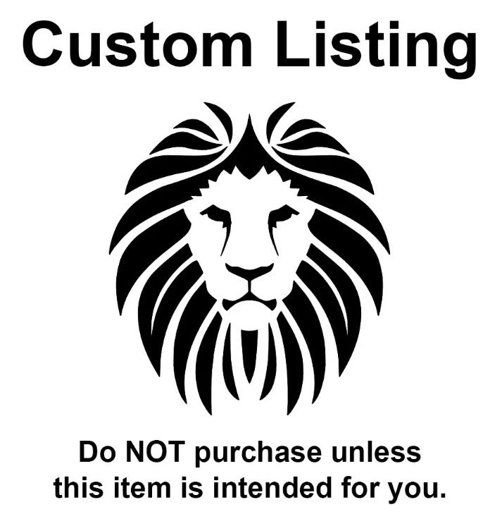 Custom listing 8”x48”